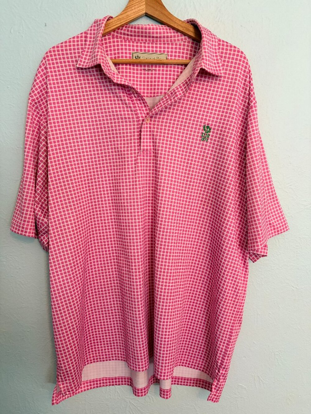 Donald Ross Men's Pink Golf Polo XL DJR 1872 Preppy Resortwear Vacation Dadcore